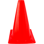 [CO84] CO84 - Cono segnale polietilene rosso fluorescente