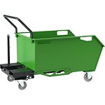 [COM113G] COM113G - benna porta rottami 300 lt (montata)