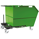 [COM220G] COM220G - benna porta rottami 1000lt (smontata)mm1500x1155x1133