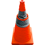 [CORV70] CORV70 - cono retrattile h.cm.70 con luce e custodia