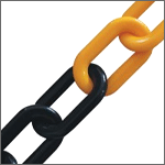 [CP1042] CP1042 - Catena plastica colore giallo nero