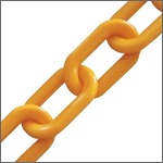 [CP1054] CP1054 - Catena plastica colore giallo