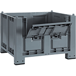 [CPL4552] CPL4552 - Cargopallet grigio con piedi portello  senza FORO