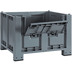 [CPL4831] CPL4831 - Cargopallet grigio senza ruote senza portello con 4 piedi cap.680 dm3