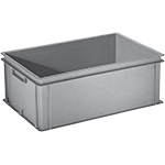 [CPLC265] CPLC265 - contenitore grigio multiuso sovrapponibile fondo alveolare
