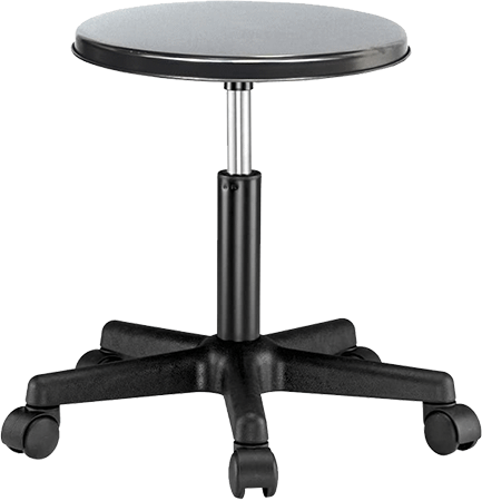 [CPS112] CPS112 - Sgabello girevole base 5 razze con ruote