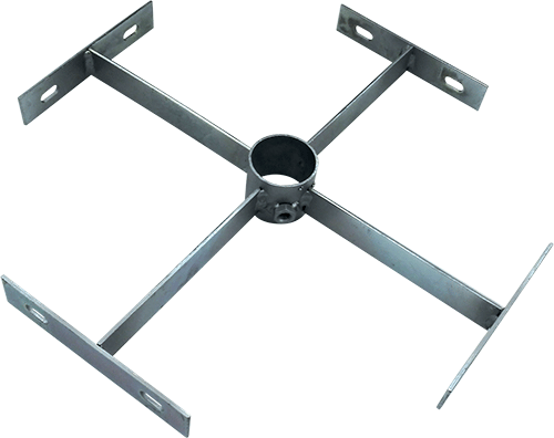 [CUEKIT60] CUEKIT60 - kit staffe x palo mm60+ bulloni x montaggio 4 tabelle scat.non incluse