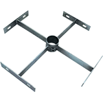 [CUEKIT60] CUEKIT60 - kit staffe x palo mm60+ bulloni x montaggio 4 tabelle scat.non incluse