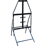 [CVL115] CVL115 - Cavalletto verticale ferro per cartello triangolo 90
