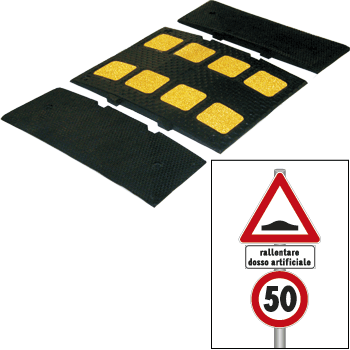 [DAT350] DAT350 - rallentatore velocita' h.3 cm. dim.50x60x3 cm per limite 50 km/h