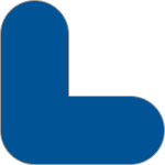 [DML2B] DML2B - conf.10 delimitatori ades.pallet a L SAFE IN dim.200x200mm col.BLU