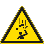 [E1177X] E1177X - cartello pericolo caduta oggetti EN ISO 7010