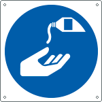 [E1392Y] E1392Y - cartello uso crema barriera EN ISO 7010