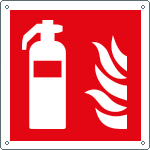 [E15107K] E15107K - Cartello antincendio estintore solo simbolo EN ISO 7010