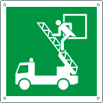 [E15120W] E15120W - Cartello emergenza finestra recupero salvat..solo simbolo EN ISO 7010
