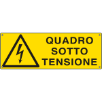 [E1774KS] E1774KS - Etichetta adesiva quadro sotto tensione EN ISO 7010