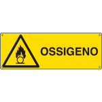 [E1797KS] E1797KS - Etichetta adesiva pericolo ossigeno EN ISO 7010