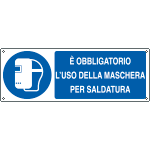 [E1969K] E1969K - Cartello obbligo uso maschera EN ISO 7010
