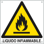 [E400202K] E400202K - Cartello pericolo liquido infiammabile EN ISO 7010