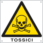 [E400401X] E400401X - Cartello pericolo tossici EN ISO 7010