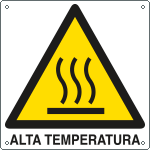 [E403901KS] E403901KS - Etichetta pvc autoadesivo pericolo alta temperatura EN ISO 7010