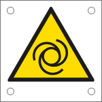 [E49642N] E49642N - Cartello alluminio pericolo avviamento automatico EN ISO 7010