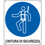 [E617901X] E617901X - Cartello obbligo cintura di sicurezza EN ISO 7010