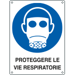 [E625301Y] E625301Y - Cartello obbliigo proteggere vie respiratorie EN ISO 7010