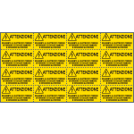 [E91570C] E91570C - foglio da 16 etichette autoadesive Solam.gli elettricist..EN ISO 7010