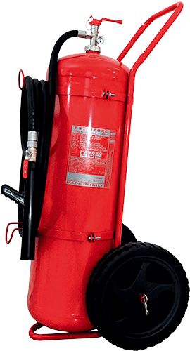 [ECPK030] ECPK030 - Estintore carrellato POLVERE kg 30 A B1 C