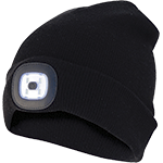 [EDS610] EDS610 - cappello nero con luce frontale
