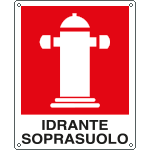 [EF20170X] EF20170X - Cartello adesivo EasyFix  idrante soprasuolo